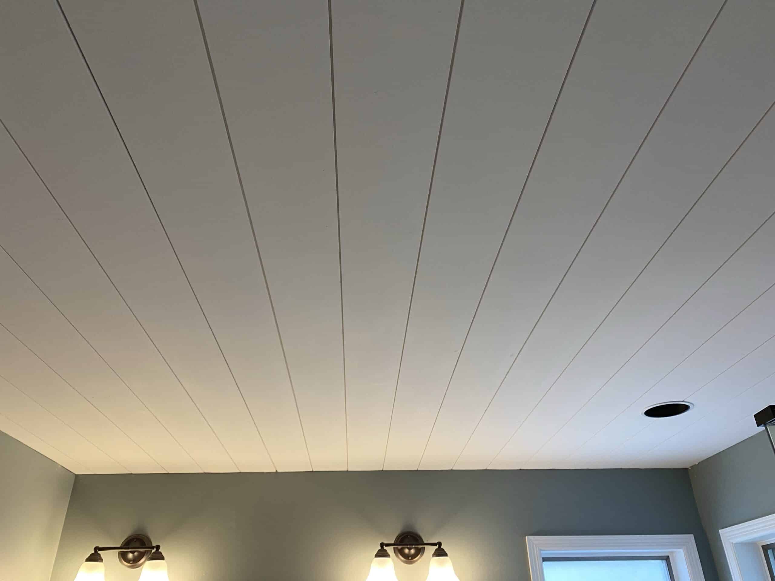 How to install shiplap on a ceiling