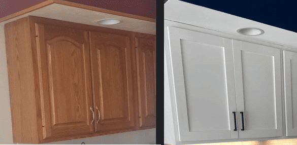 How to DIY reface your kitchen cabinet doors