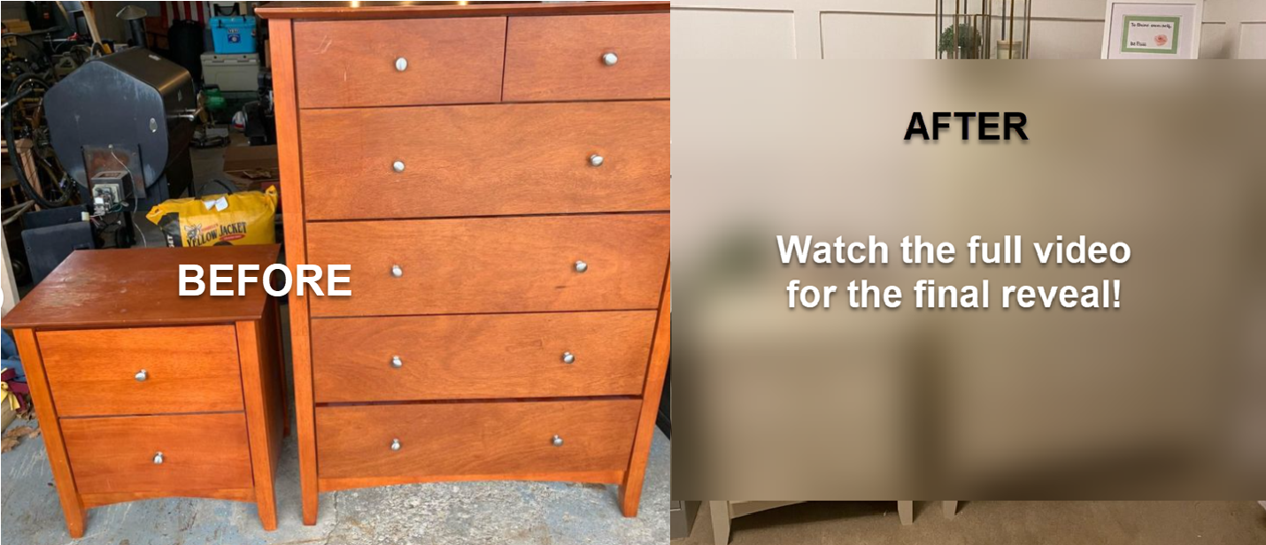 Facebook Marketplace Furniture Flip: These dressers get a facelift!